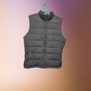 Banana Republic Gray Puffer Vest